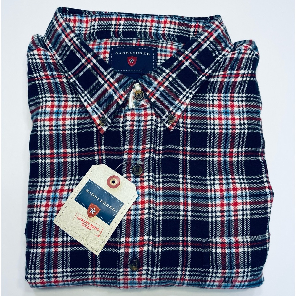 NWT Saddlebred Flannel Shirt XXL